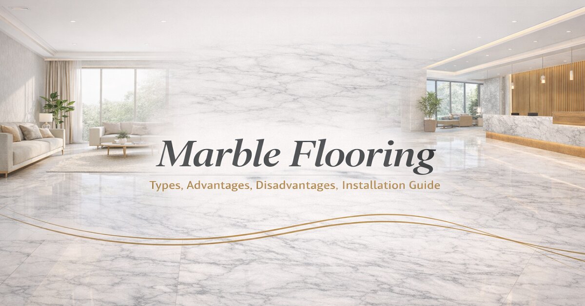 Marble Flooring: Types, Advantages and Installation Guide