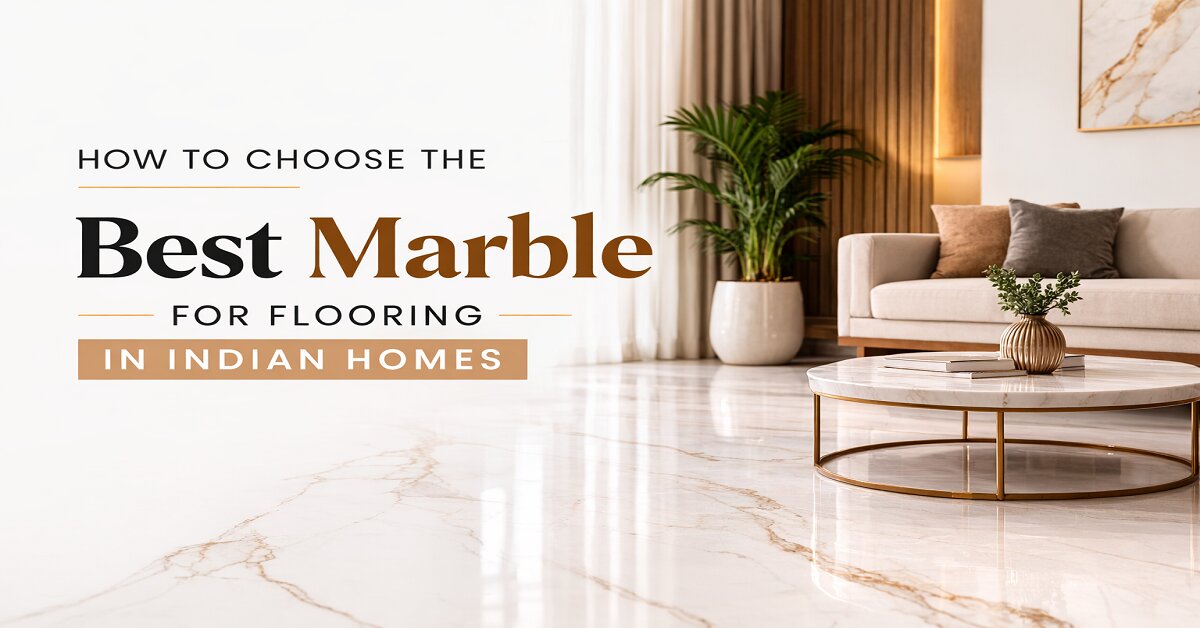 How to Choose the Best Marble for Flooring in Indian Homes?